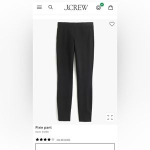 J Crew Original Pixie Pant 2017